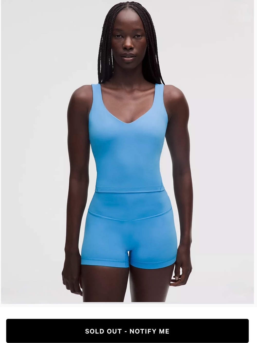 Lululemon Align Tank Light Support A/B Cup Ocean Wave blue Size 6 NWT